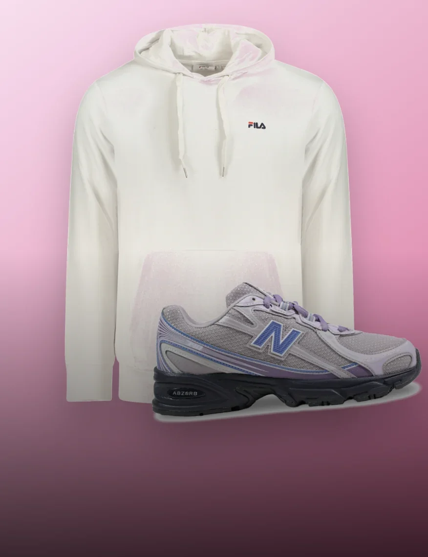 Дамски суитшърт FILA и маратонки New Balance