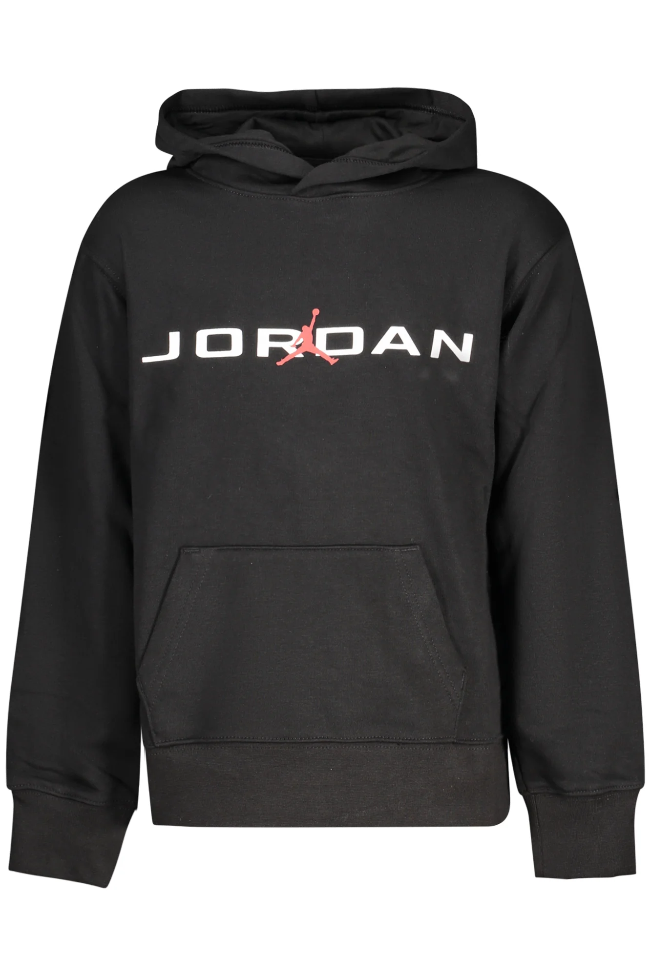 Детски черен суитшърт с цип JORDAN