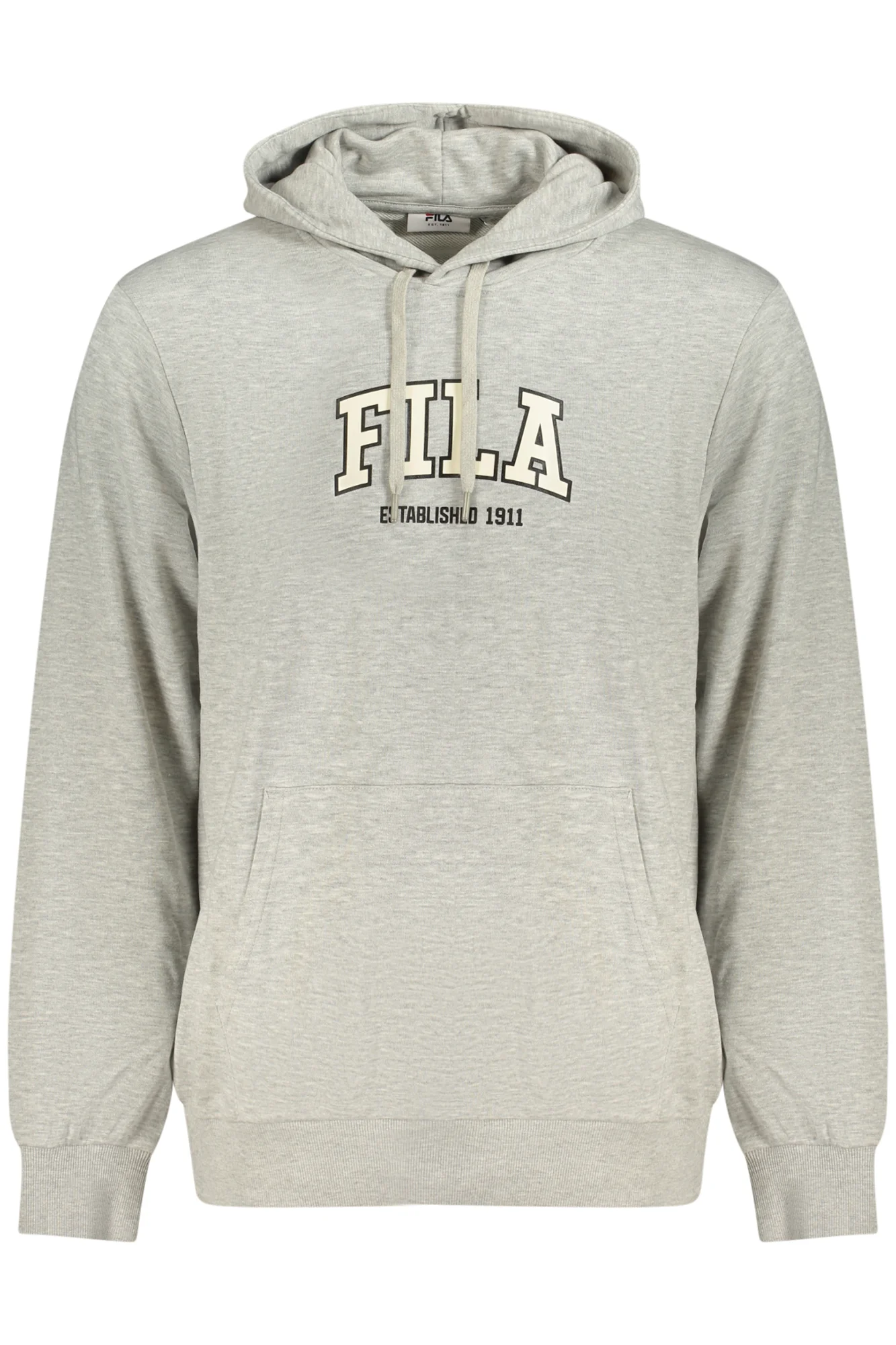 Мъжки сив суичър с цип FILA
