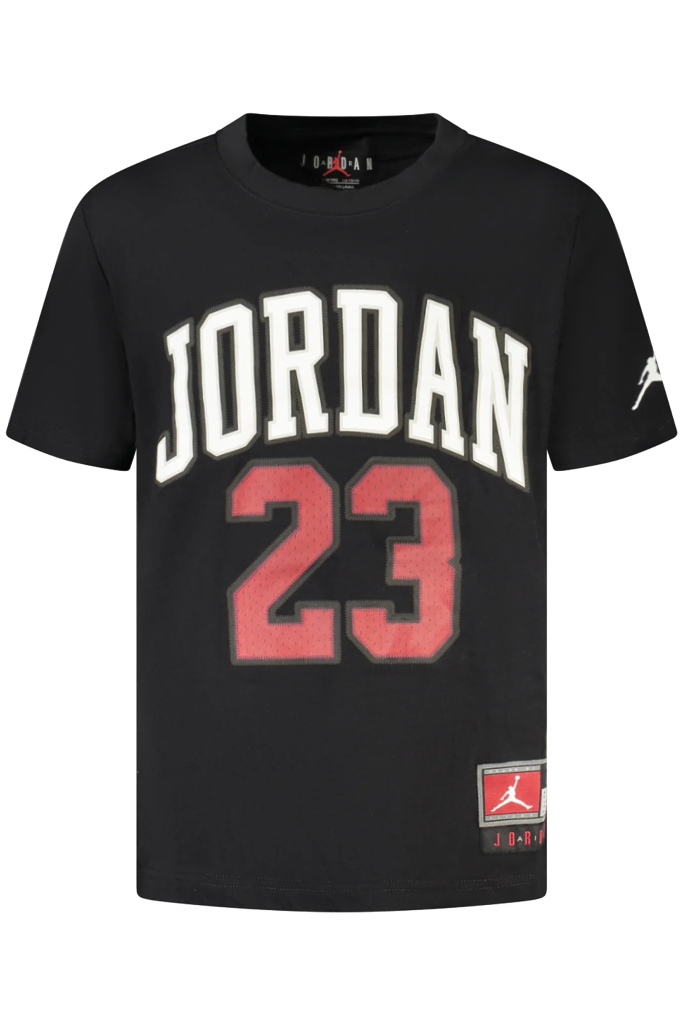 ДЕТСКА ТЕНИСКА С КЪС РЪКАВ JORDAN, ЧЕРНА