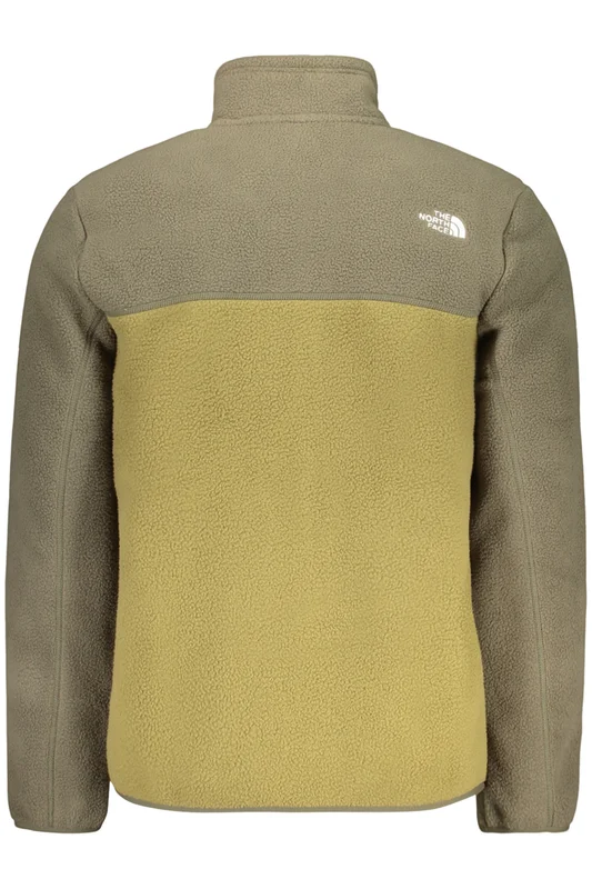 THE NORTH FACE FELPA CON ZIP UOMO VERDE