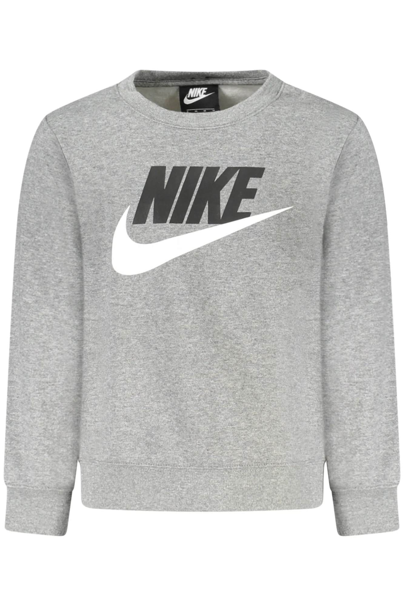 ДЕТСКИ СИВ СУИТШЪРТ С ЦИП NIKE