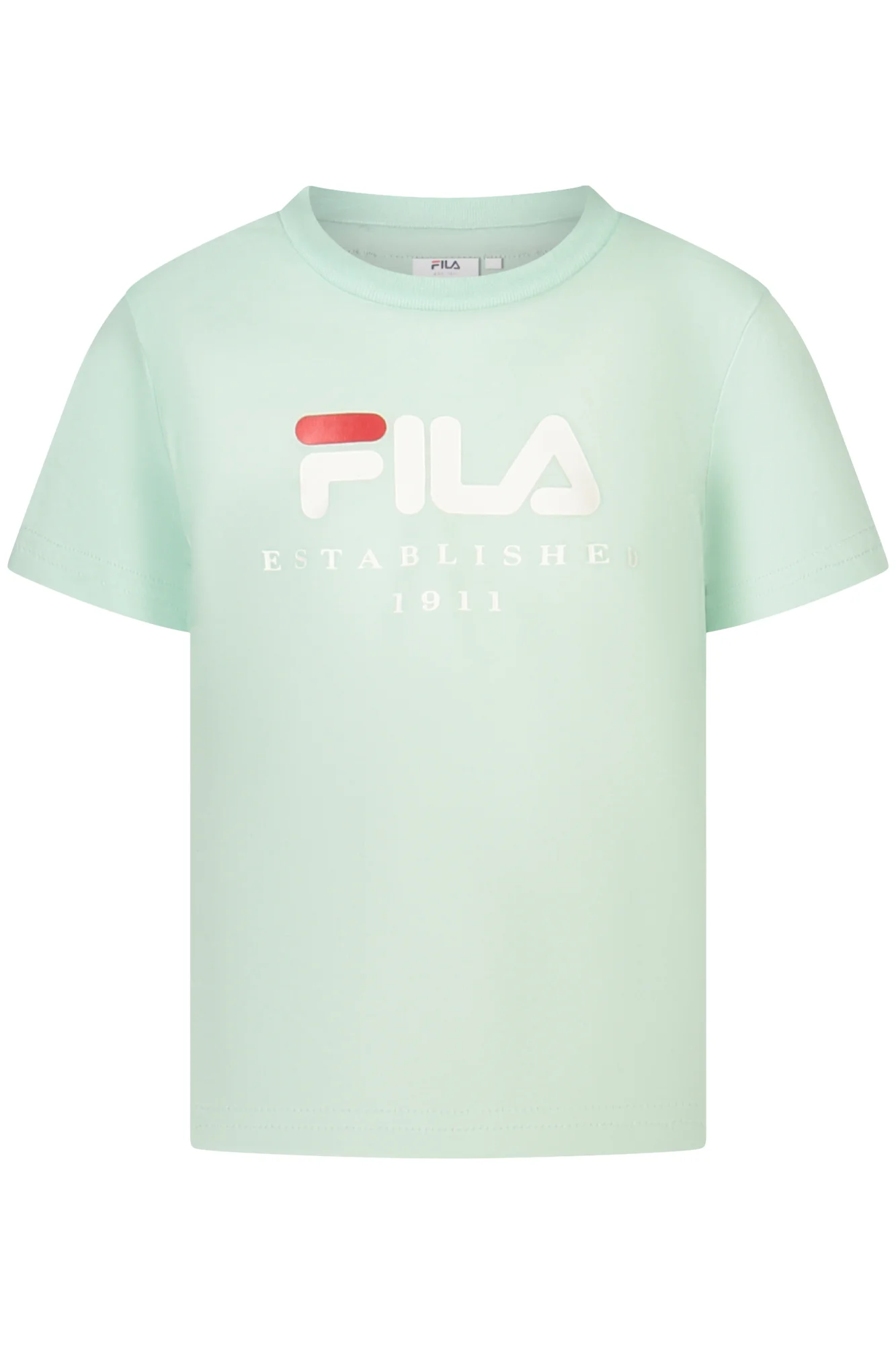 Тениска FILA с къс ръкав за момичета, зелена