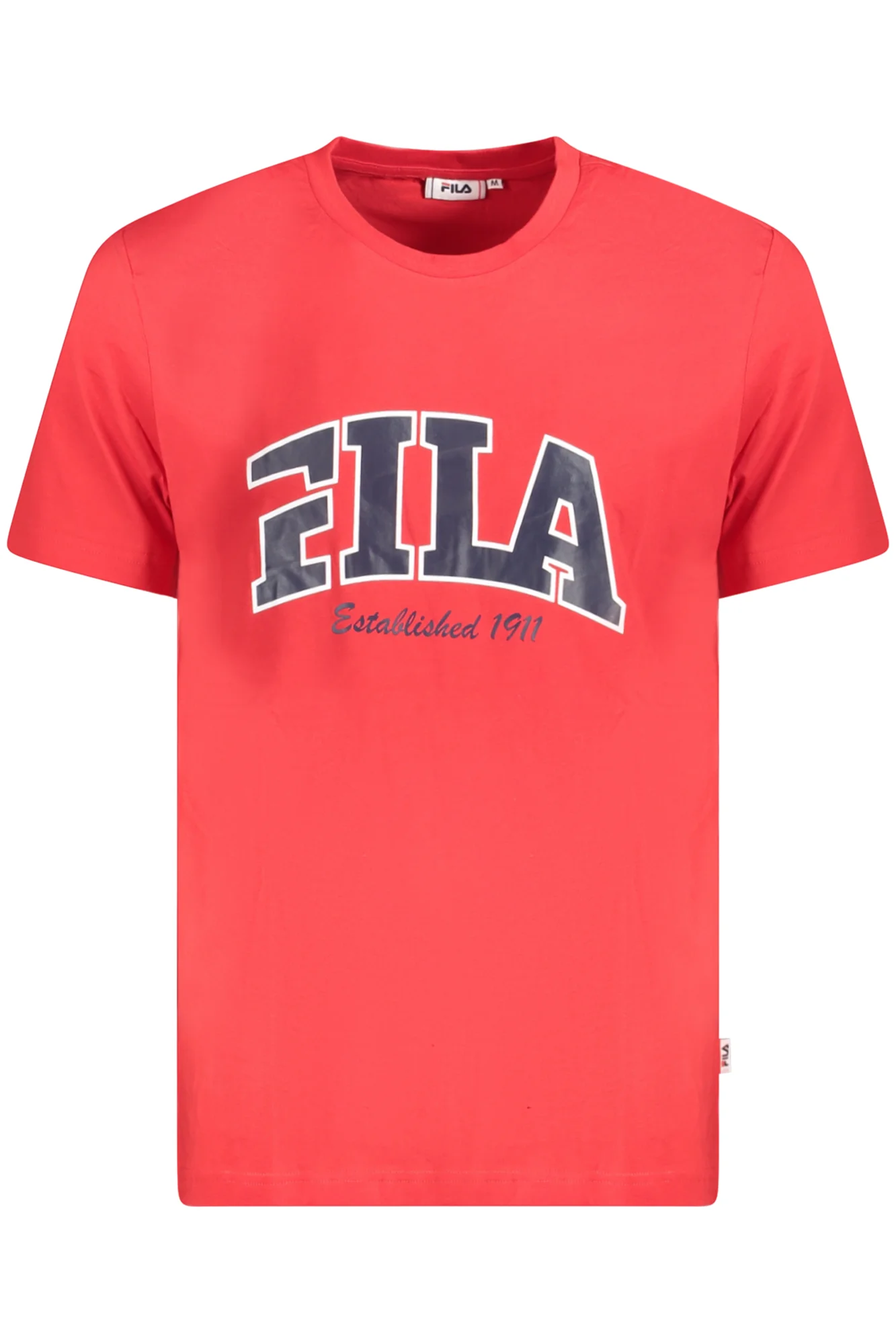 МЪЖКА ТЕНИСКА С КЪС РЪКАВ FILA ЧЕРВЕНА