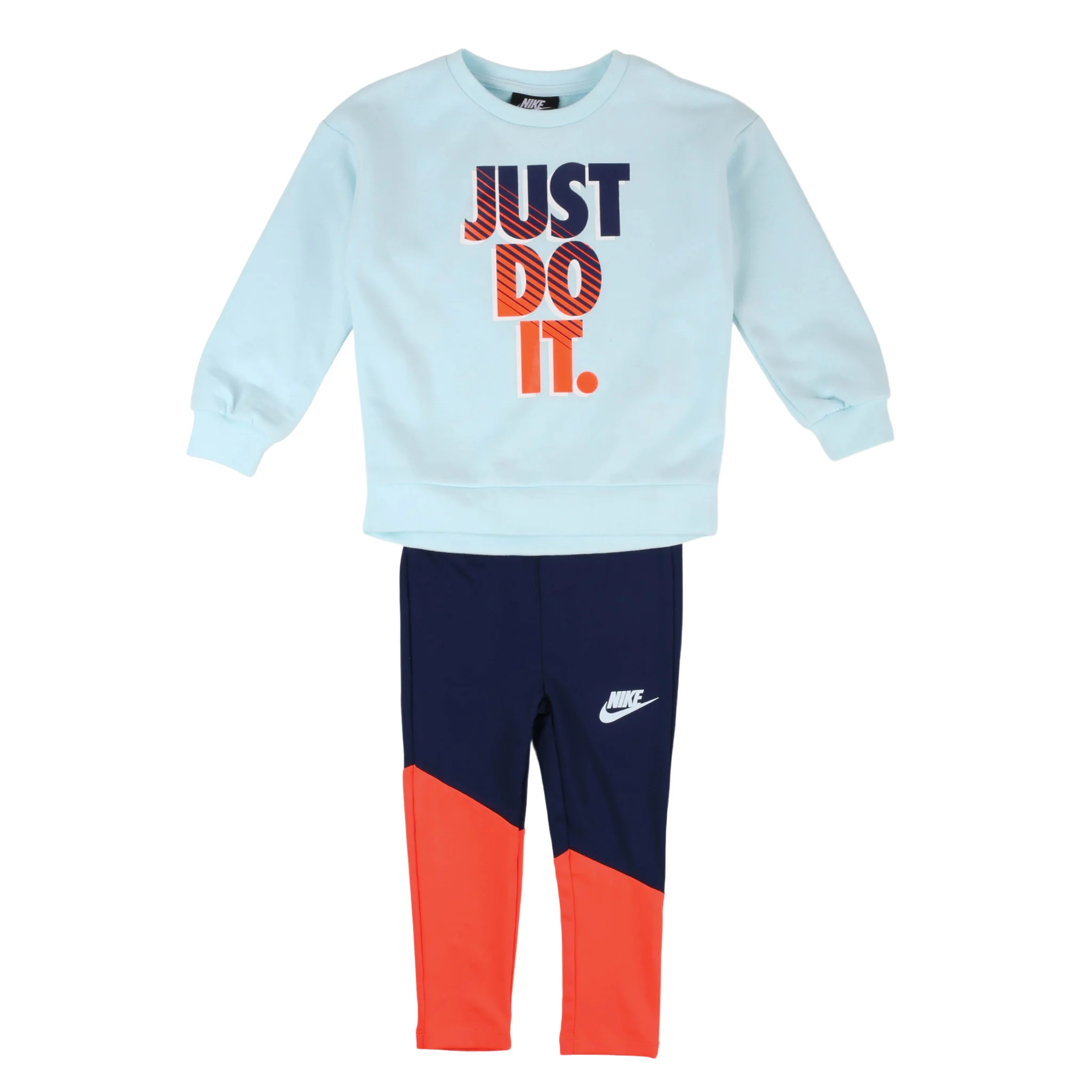 Комплект за момчета Nike, светлосин