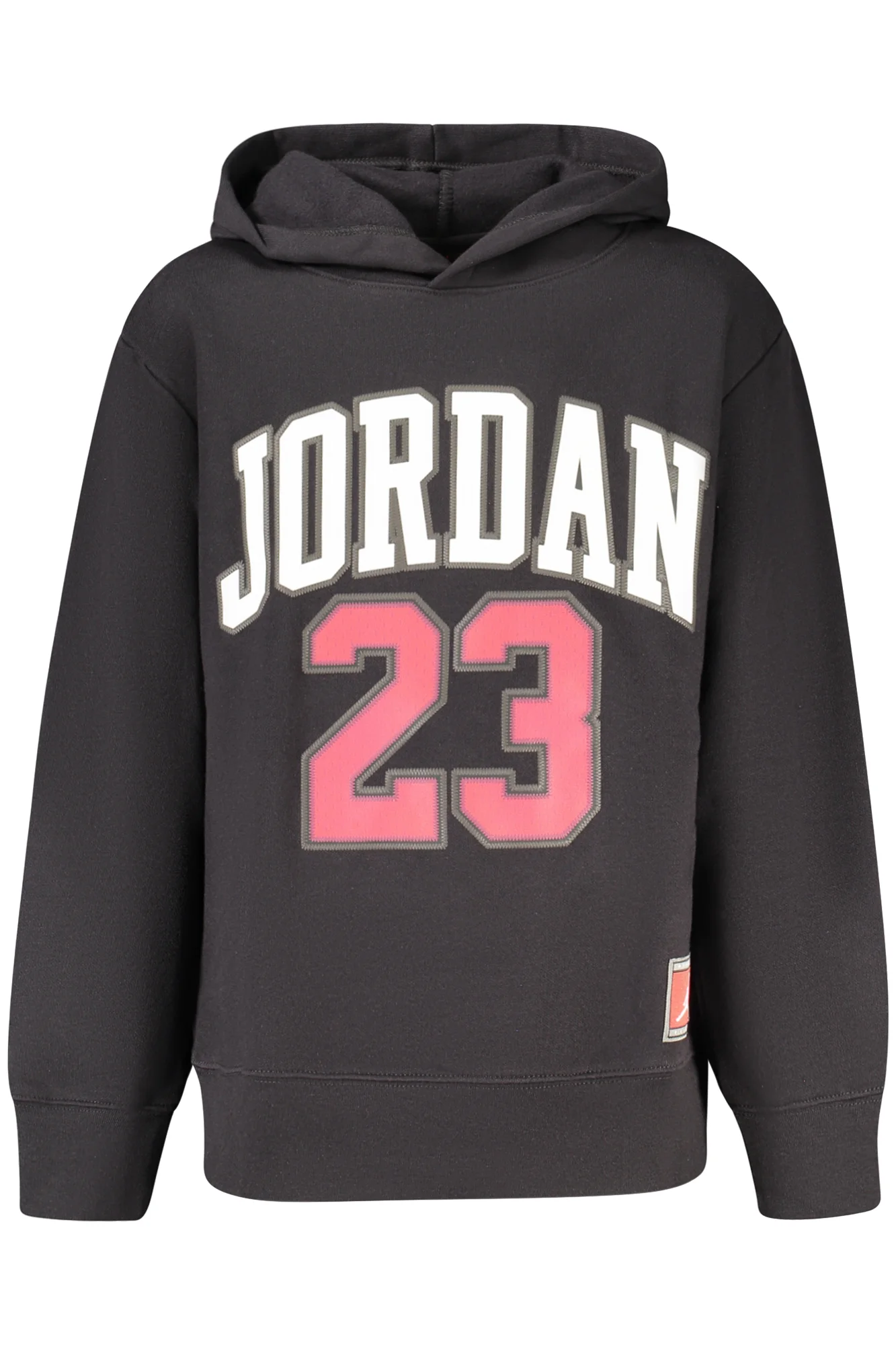 Детски черен суитшърт с цип JORDAN