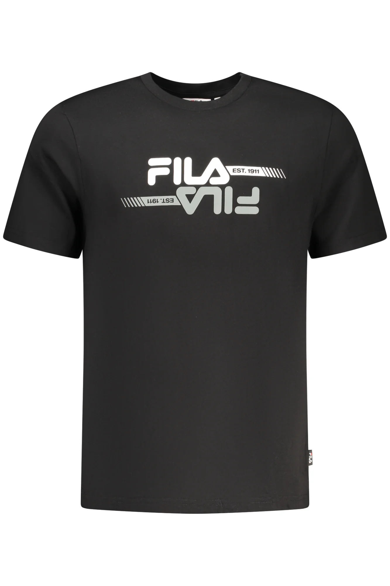 МЪЖКА ТЕНИСКА С КЪС РЪКАВ FILA, ЧЕРНА