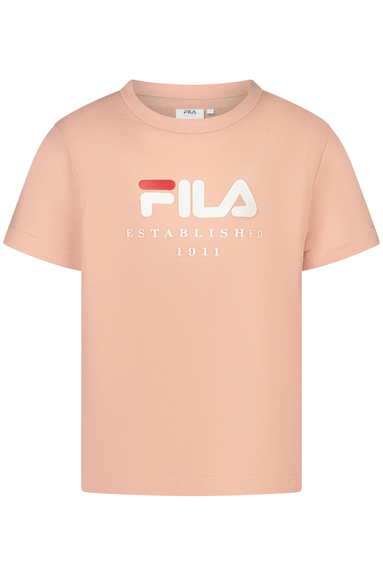 Тениска FILA с къс ръкав за момичета, розова