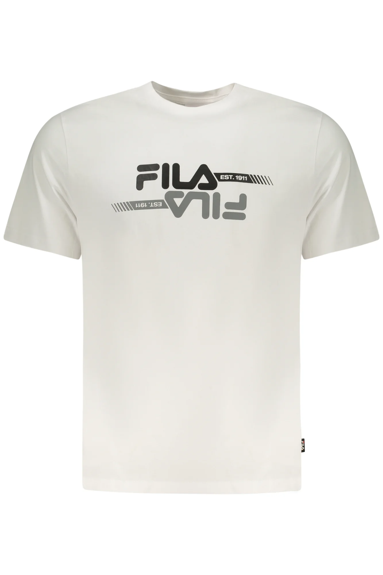 МЪЖКА ТЕНИСКА С КЪС РЪКАВ FILA, БЯЛА