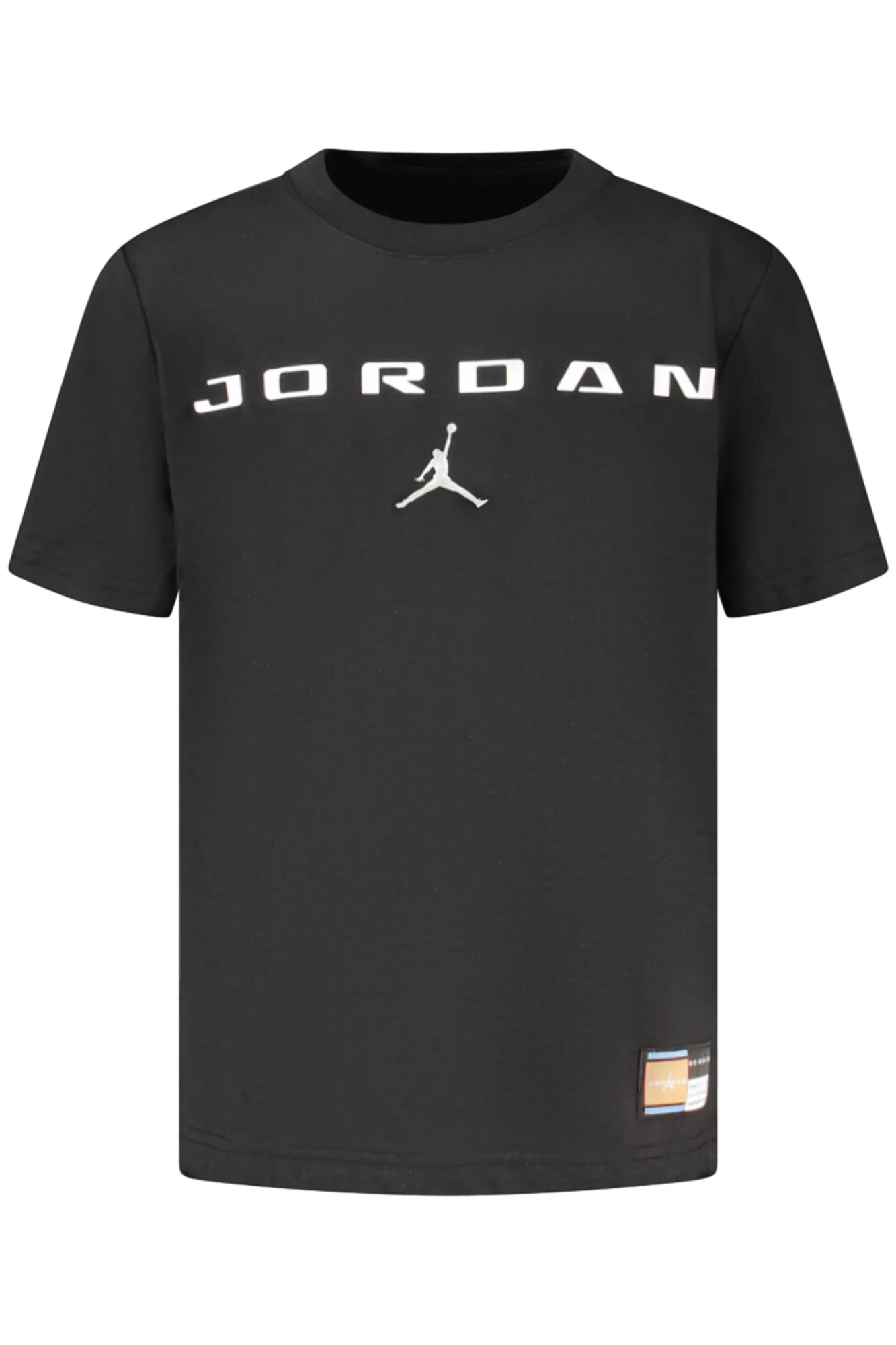 ДЕТСКА ТЕНИСКА С КЪС РЪКАВ JORDAN, ЧЕРНА