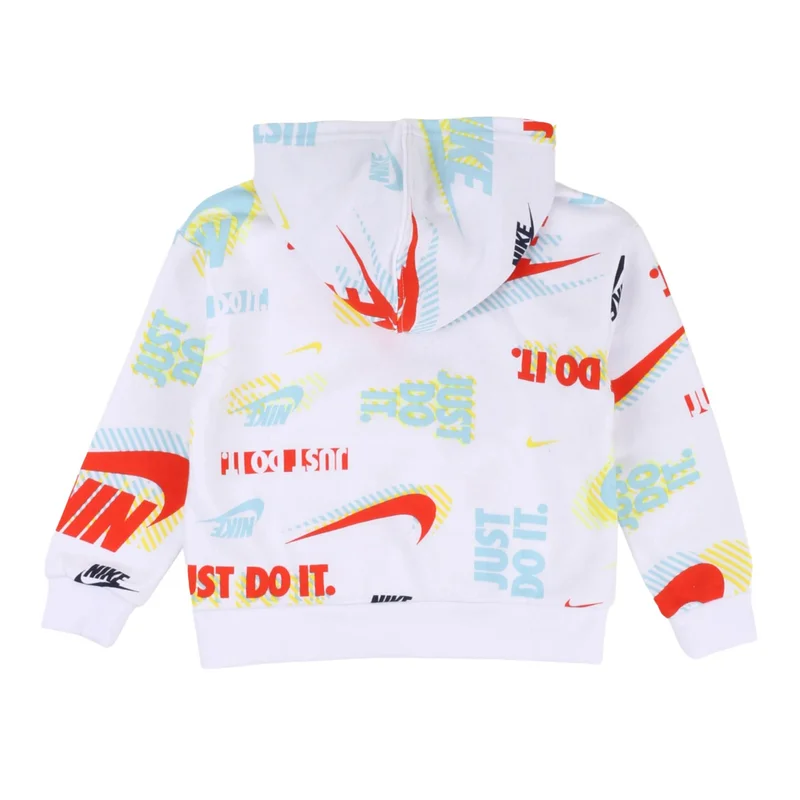 Детски суичър за момче Nike, бял