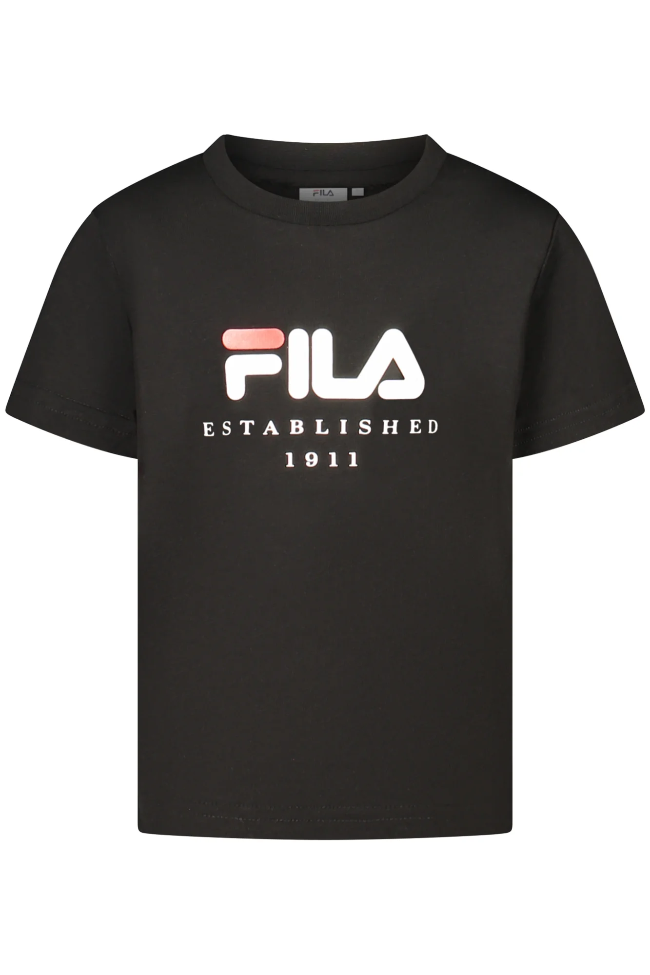 Тениска FILA с къс ръкав за момичета, черна