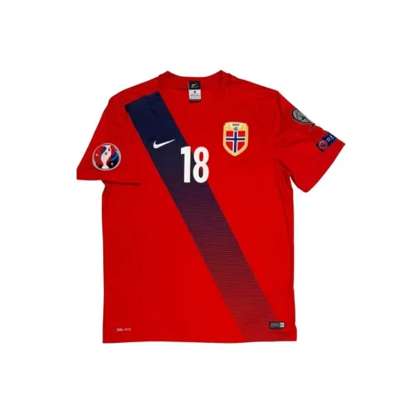 2015 MATCH-ISSUED Norway Home Kit (L) Havard Nielsen