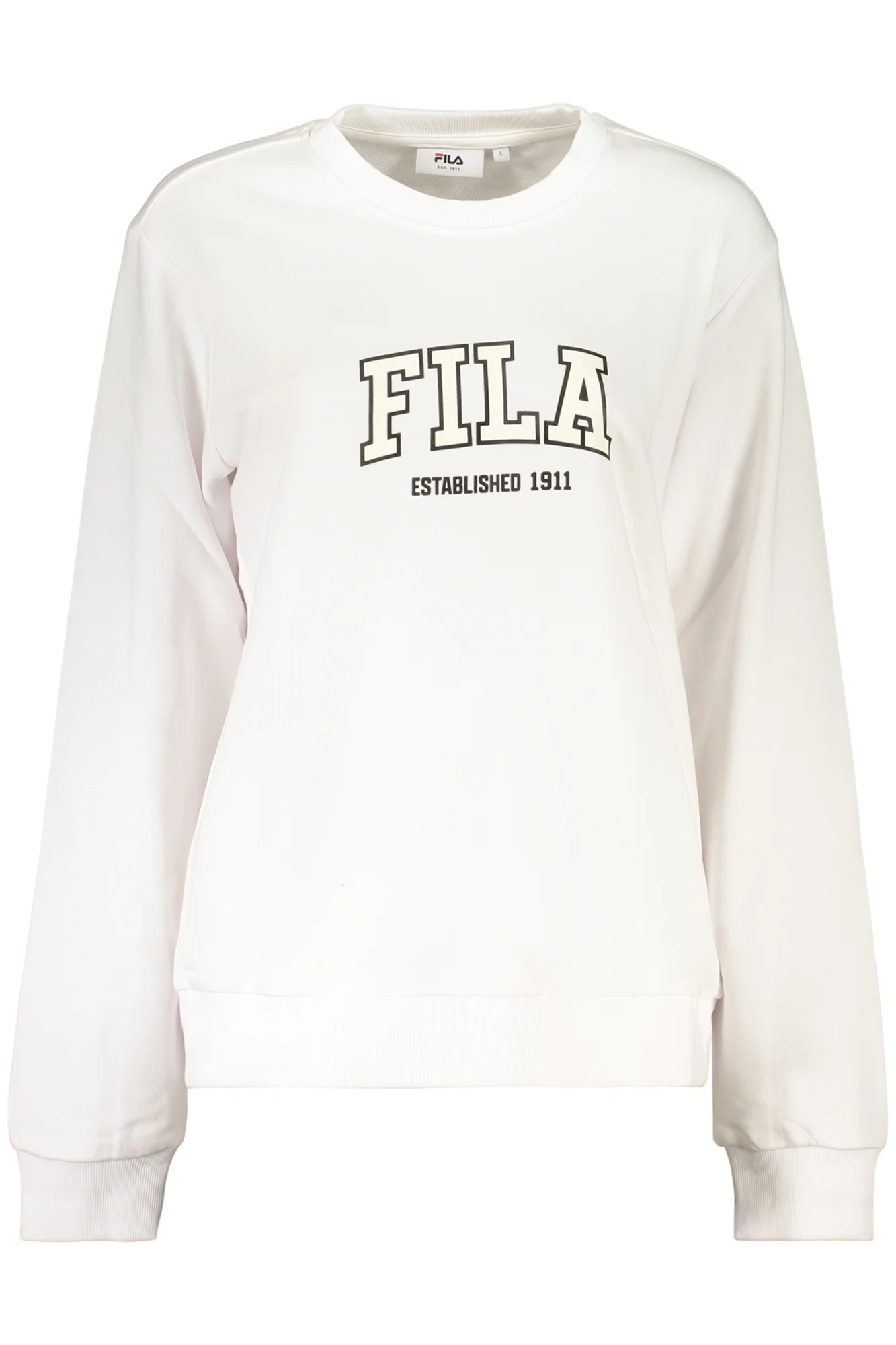 ДАМСКИ БЯЛ СУИТШЪРТ С ЦИП FILA