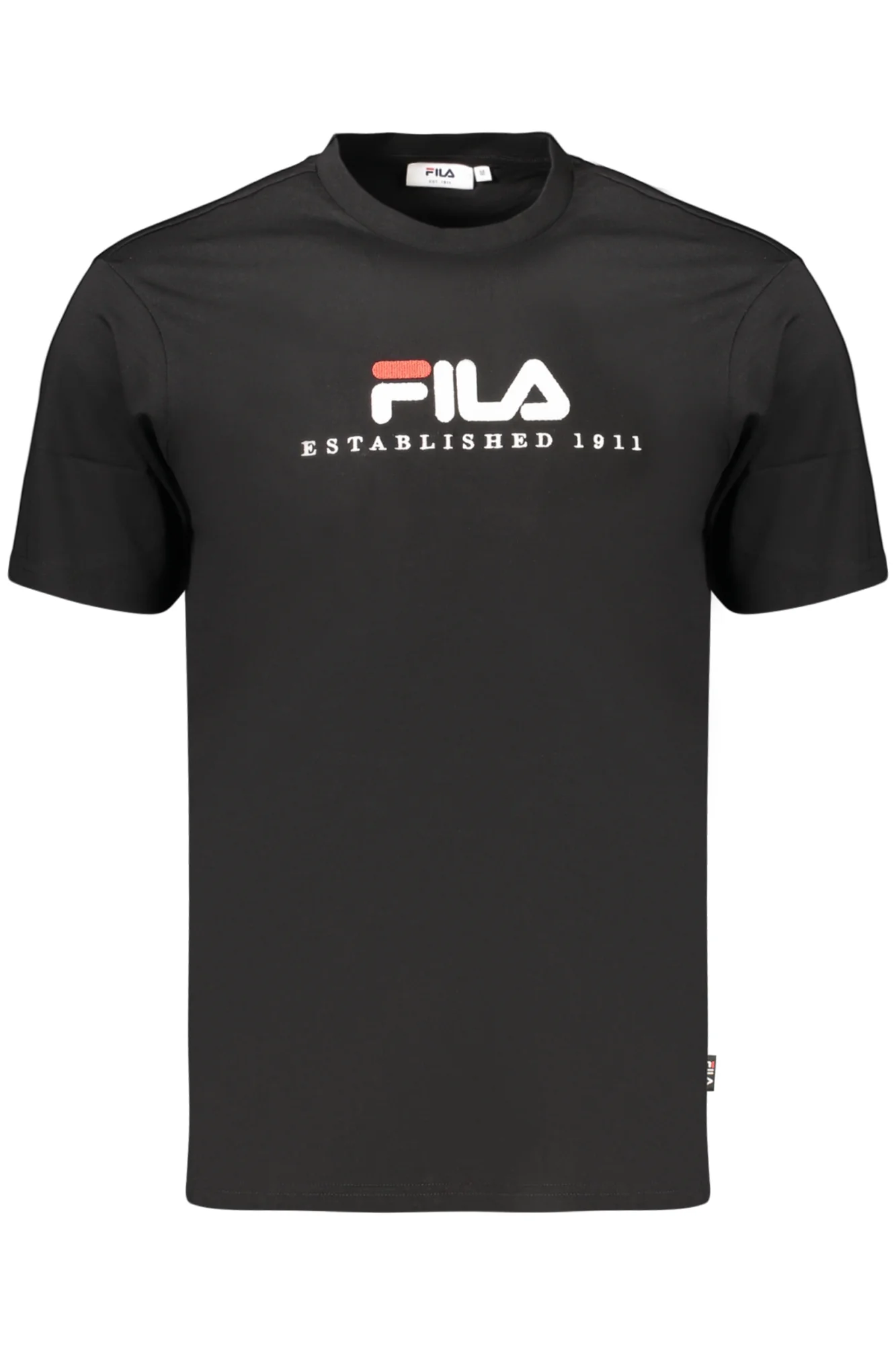 МЪЖКА ТЕНИСКА С КЪС РЪКАВ FILA, ЧЕРНА