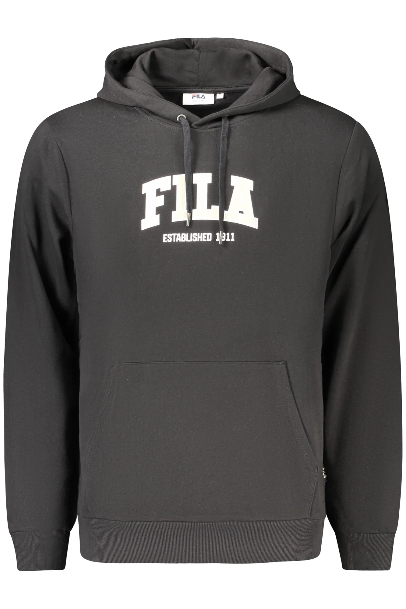 Мъжки черен суитшърт с цип FILA